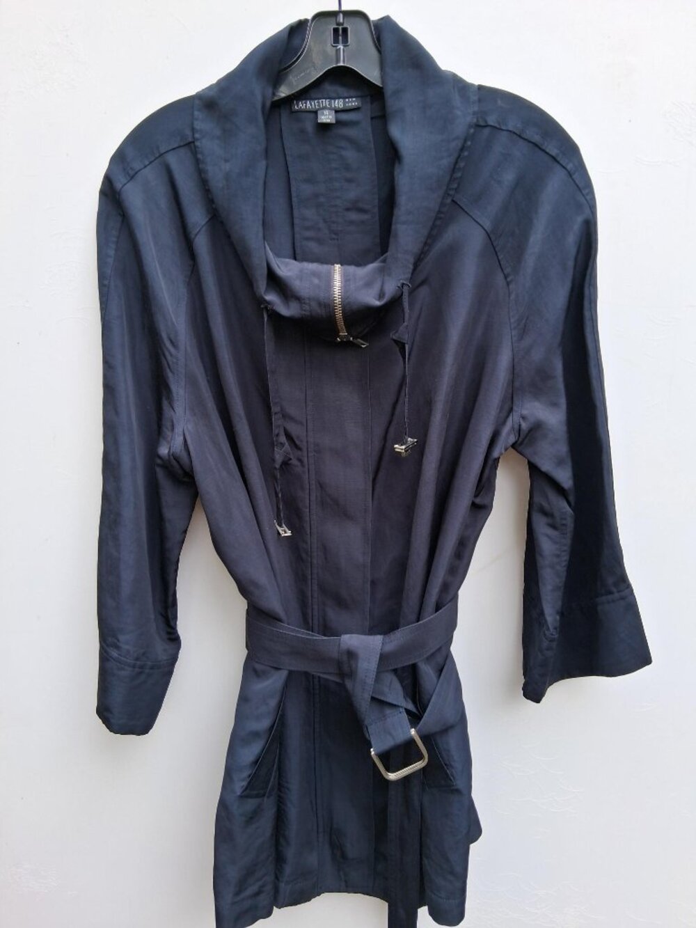 Lightweight Lafayette 148 short trench coat / jacket